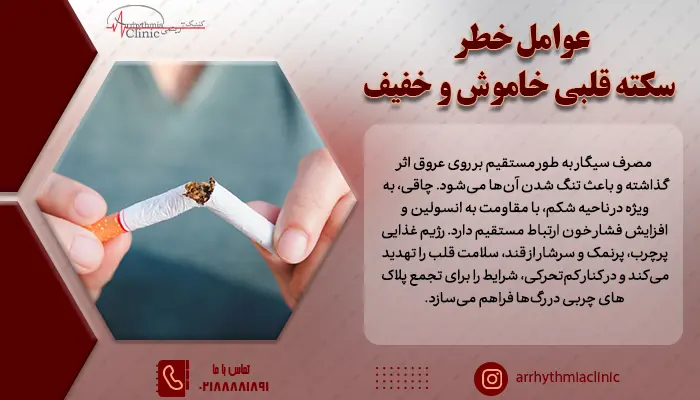 عوامل زمینه‌ای مانند دیابت، فشار خون بالا و کلسترول بالا، سبک زندگی ناسالم، و همچنین سابقه خانوادگی، از جمله اصلی‌ترین ریسک‌فاکتورهای سکته قلبی خفیف به شمار می‌روند.